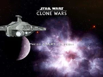 Star Wars The Clone Wars (USA) screen shot title